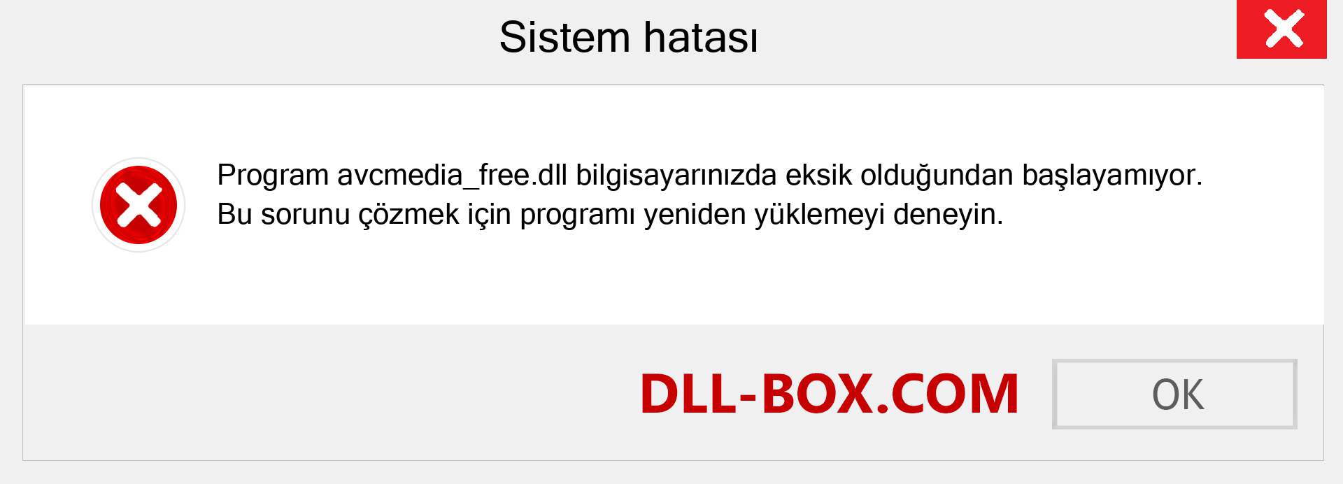 avcmedia_free.dll dosyası eksik mi? Windows 7, 8, 10 için İndirin - Windows'ta avcmedia_free dll Eksik Hatasını Düzeltin, fotoğraflar, resimler